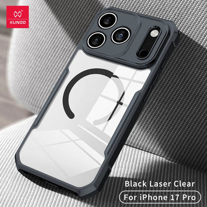 Crystal Clear MagSafe Shockproof Case for iPhone 17 Series – Anti-Yellow, Drop Protection Slim Cover