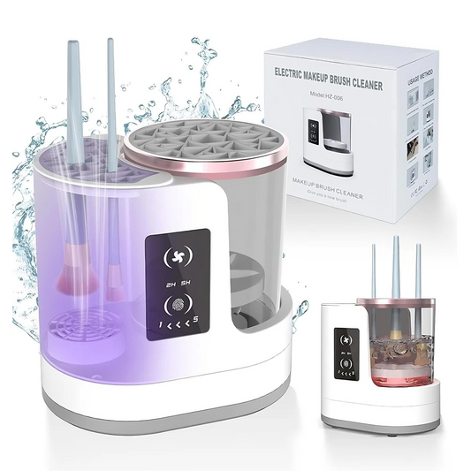 3-in-1 Electric Makeup Brush Cleaner & Dryer – Automatic USB Brush Cleaning Machine
