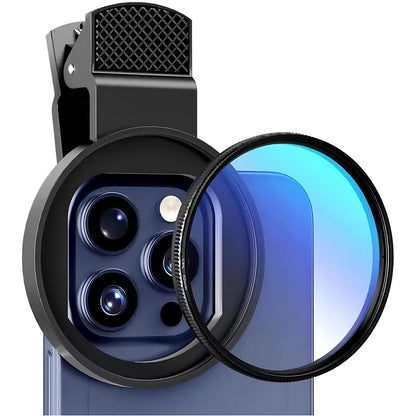 52mm Clip-On CPL Phone Lens Filter – Anti-Glare Polarizer for Clear, Vibrant Photos