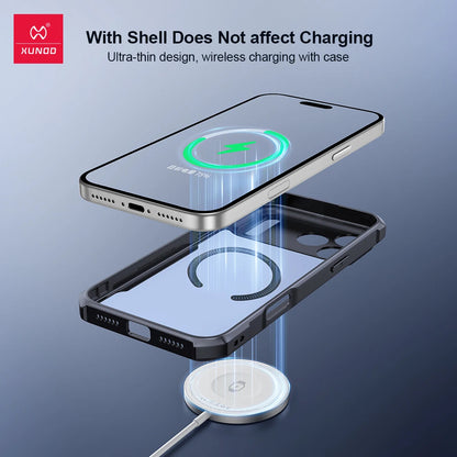 Crystal Clear MagSafe Shockproof Case for iPhone 17 Series – Anti-Yellow, Drop Protection Slim Cover