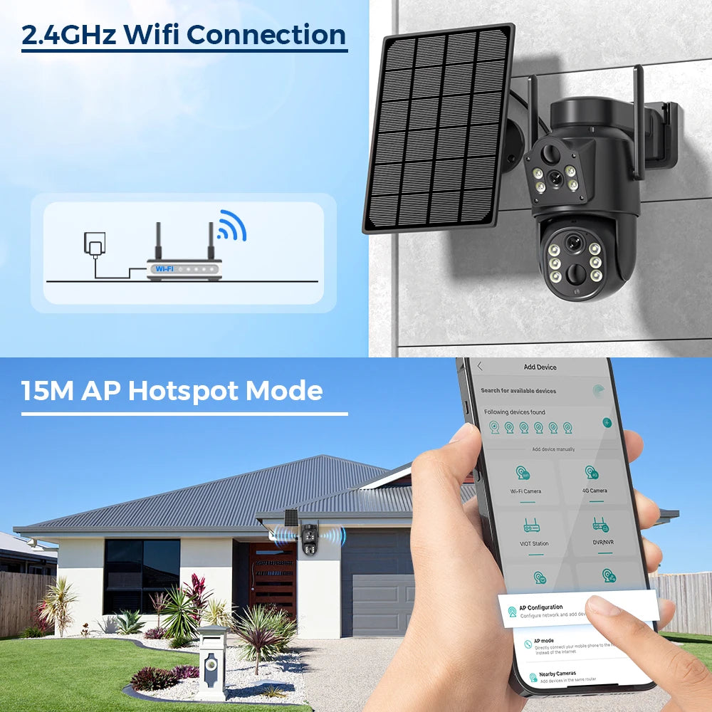 Solar 4K Security Camera – Wireless Outdoor Protection
