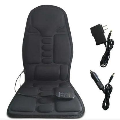 Full-Body Heated Massage Cushion – Multi-Mode Vibration Chair Pad for Back, Neck & Seat Relief